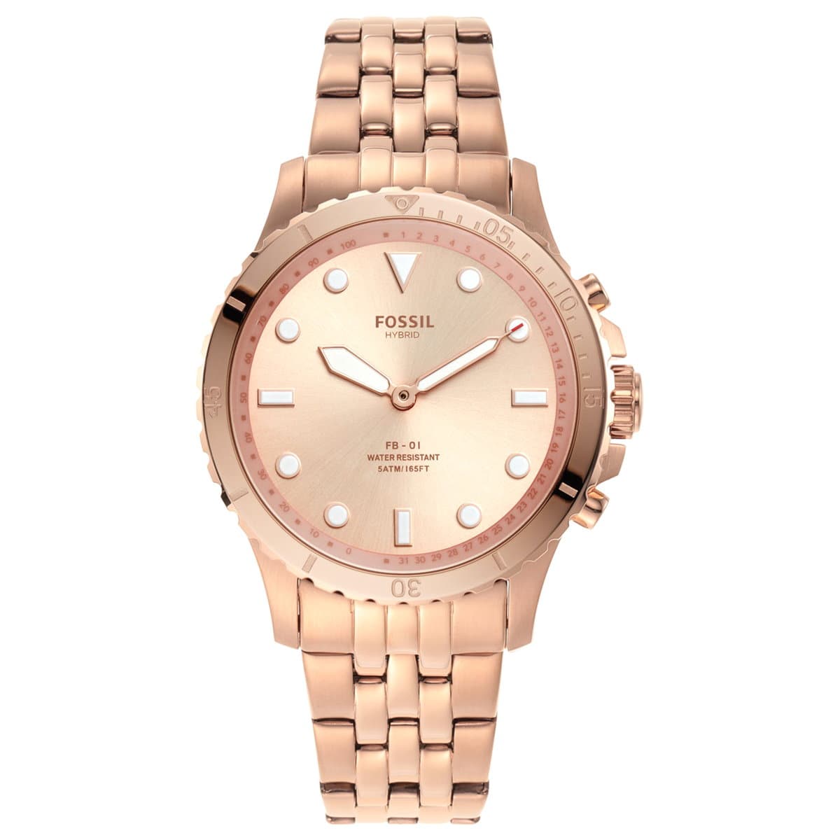 New FOSSIL FB 01 HYBRID SMARTWATCH Wearable Ladies Watch FTW5070 BE FORWARD Store