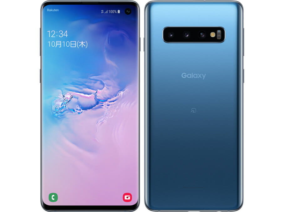 New]☆Samsung Galaxy S10 mobile SIM-free [prism blue] smartphone