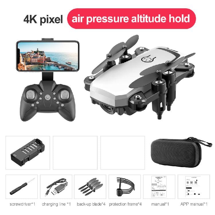 New]LF606 Wifi FPV folding RC drone 4K HD Camera altitude hold 3D