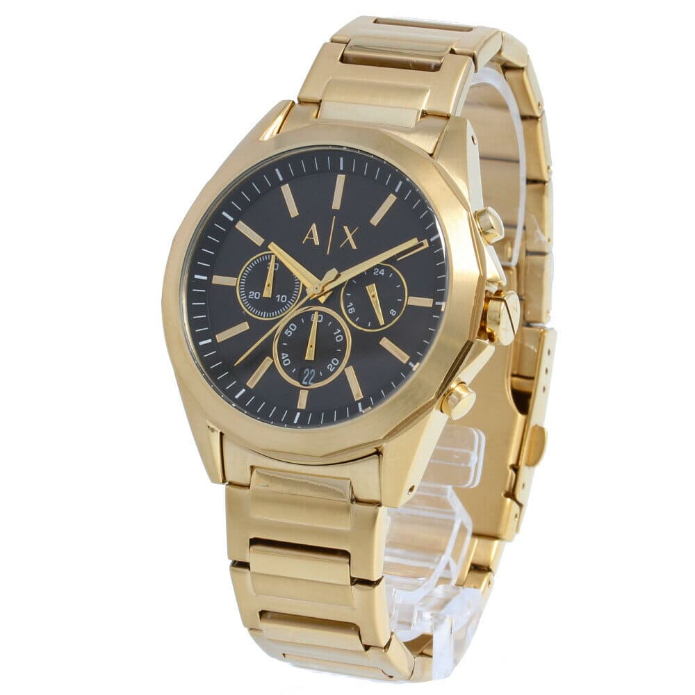 Drexler DREXLER FORWARD New]AX Chronograph AX2611 quartz mens exchange - Gold Store BE Armani