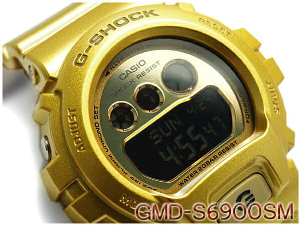 カシオ G-SHOCK GMD-S6900SM ゴールド 腕時計 中古品 原2－9A（G