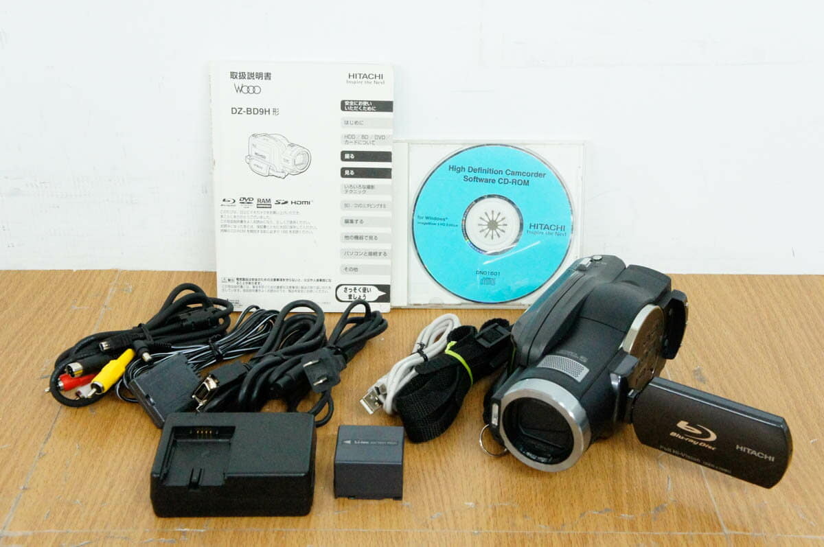 Used]Hitachi HITACHI Blu-ray cam Wooo DZ-BD9H BD/DVD drive video