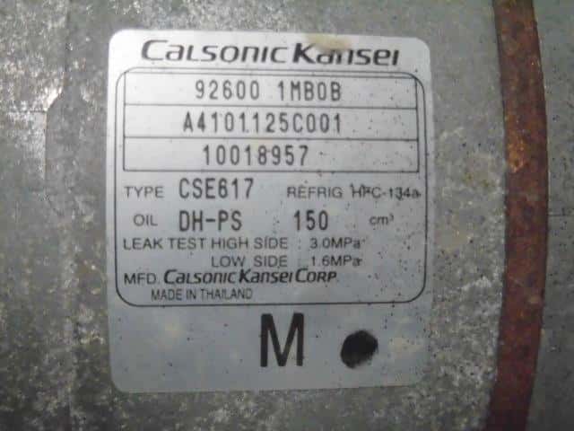[Used]A/C Compressor NISSAN Skyline 2010 DBA-V36 - BE FORWARD Auto Parts