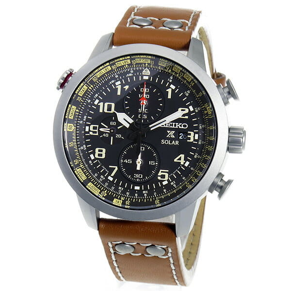 New]( 5/31) SEIKO SEIKO Pross pecks solar quartz SSC421P1 Black mens -  BE FORWARD Store