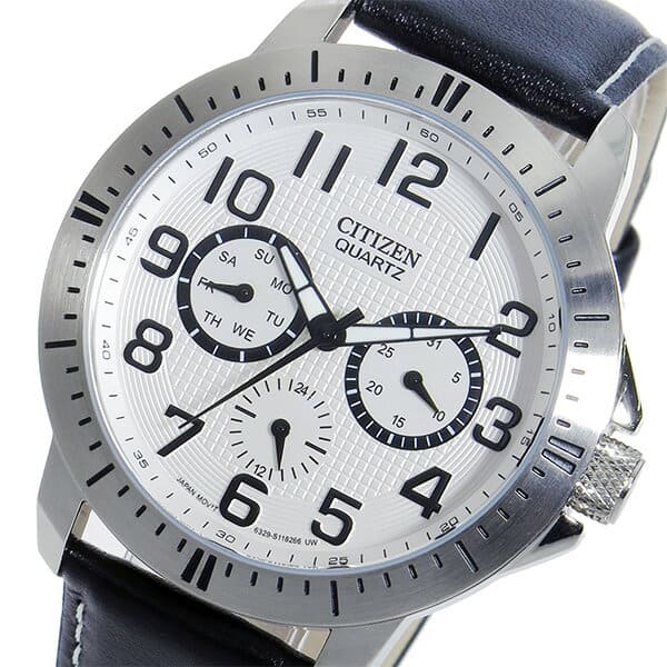 New]( 5/31) CITIZEN Citizen quartz AG8310-08A white mens - BE