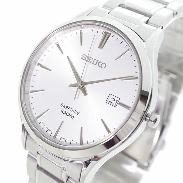 New]( 5/31) SEIKO SEIKO SGEG93P quartz white silver mens - BE FORWARD  Store