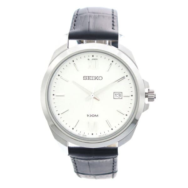New 5 31 SEIKO SEIKO SUR283P1 quartz Silver Black mens BE FORWARD Store
