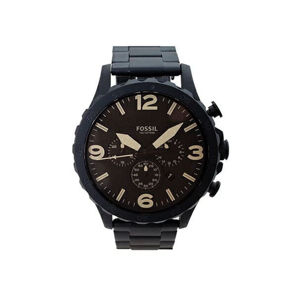 [New](... 5/31) Fossil FOSSIL JR1356 Nate NATE quartz brown Black mens ...
