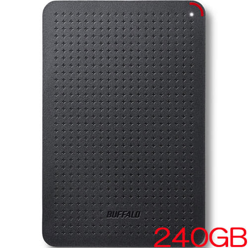 New Buffalo Ssd Pl240u3 Bk N Usb3 1 Gen1 Small Portable Ssd 240gb Black Be Forward Store