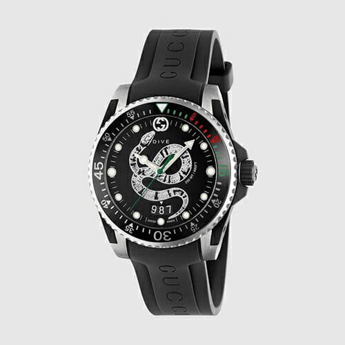 New]Gucci GUCCI ☆Mens Gucci Dive watch 40mm clock 559826 I16X0