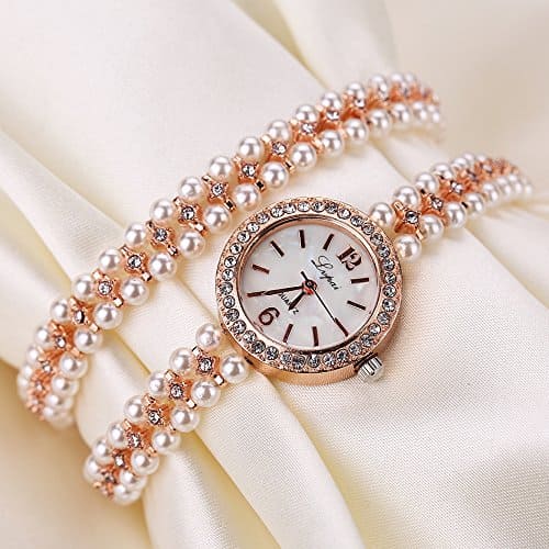 [New]Clock smtb-KD shiningly stylish bracelet-like Ladies beige - BE ...