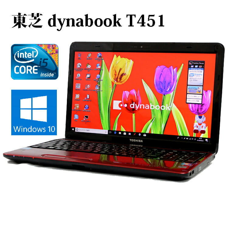 Used]TOSHIBA TOSHIBA dynabook T451/46DRS PT45146DAFRS3 Modena red Core  i5/8GB/750GB/15.6 type liquid crystal Blu-ray /Windows10/ wireless LAN - BE  FORWARD Store