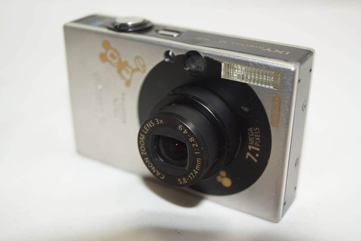 Used]Canon IXY DIGITAL 10 Optical Triple Zoom SD Card 1GB/7.1