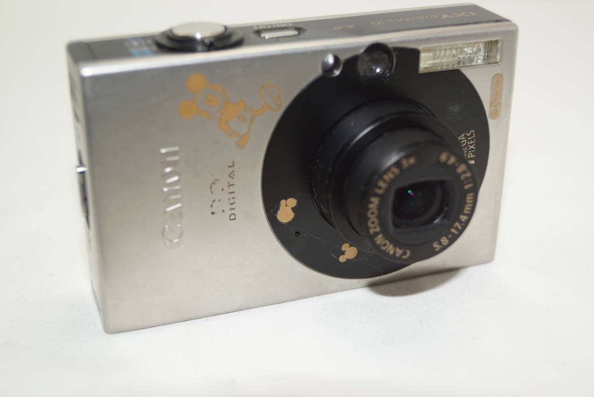 Used]Canon IXY DIGITAL 10 Optical Triple Zoom SD Card 1GB/7.1