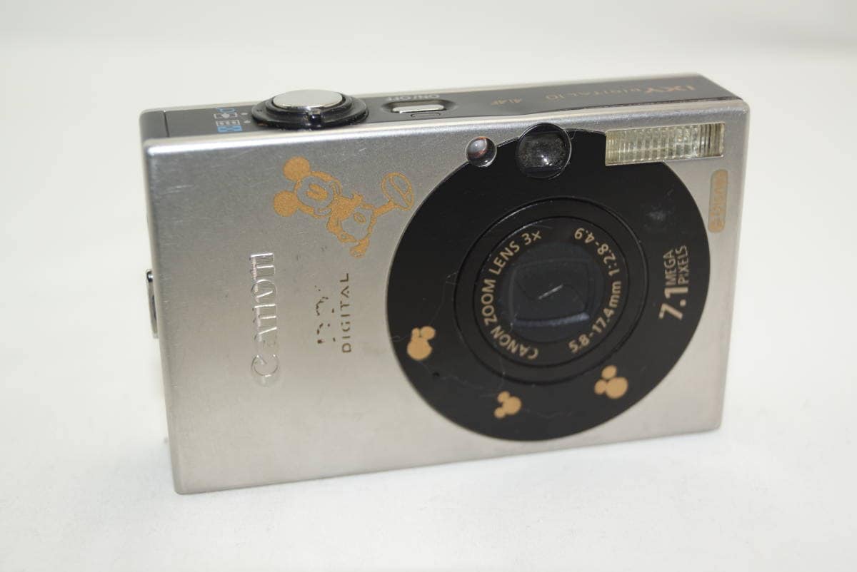 Used]Canon IXY DIGITAL 10 Optical Triple Zoom SD Card 1GB/7.1