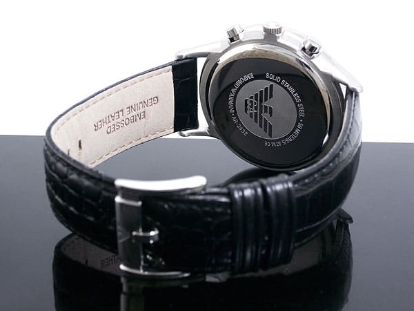 New]Emporio Armani EMPORIO ARMANI AR2432 Silver - BE FORWARD