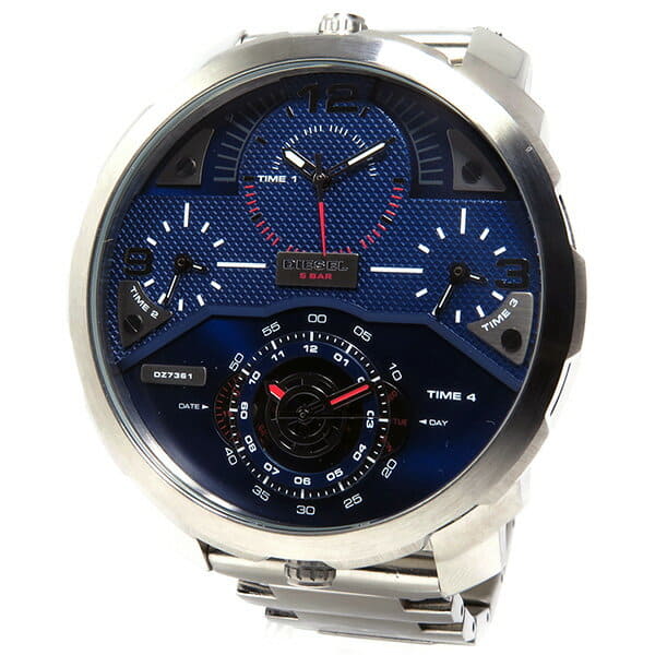 New Diesel DIESEL quartz mens DZ7361 blue BE FORWARD Store