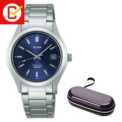 New]SEIKO AQGJ408 (Aruba quartz) ALBA QUARTZ mens (titanium band