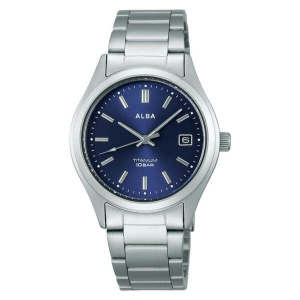 New]SEIKO AQGJ408 (Aruba quartz) ALBA QUARTZ mens (titanium band