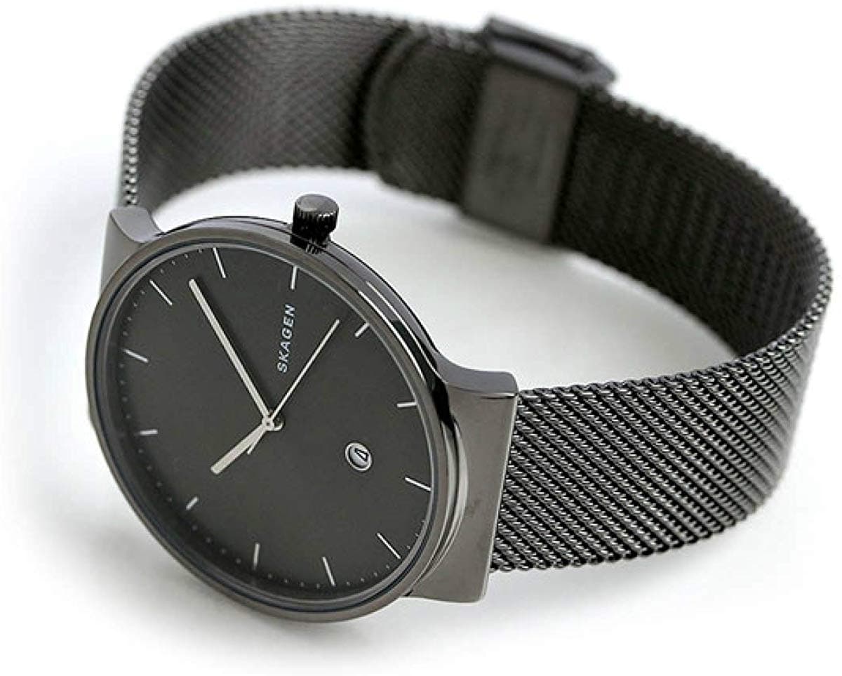 New]Skagen SKAGEN SKW6432 ANCHER anchor mens sun Ray dial titanium alloy  Blackall Black clock stylish - BE FORWARD Store