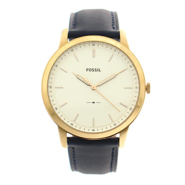 New Fossil FOSSIL clock mens Ladies FS5371 quartz white Navy