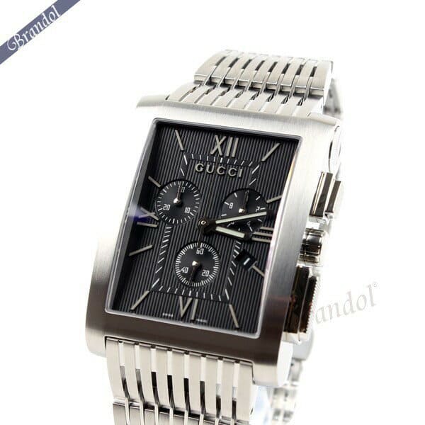 New]Gucci GUCCI mens G-Metro G-Metoro Chrono Chronograph Black YA086309 | -  BE FORWARD Store