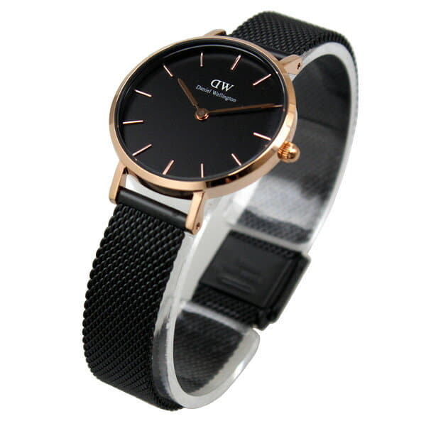 kold undskyldning Studiet New]Daniel Wellington DANIEL WELLINGTON 28mm CLASSIC PETITE ASHFIELD Classic  Pettit black ash field Rose Gold DW0010245 - BE FORWARD Store