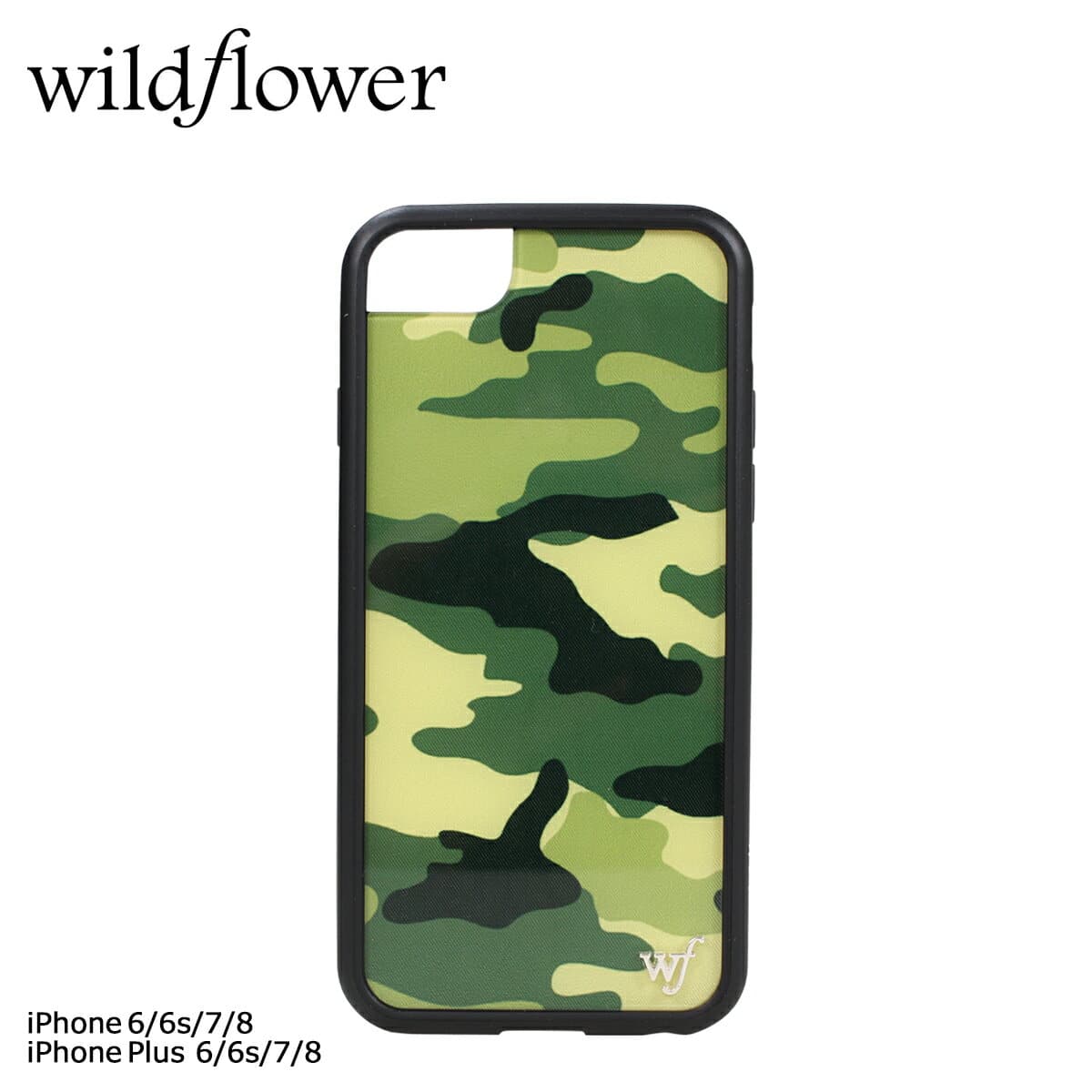 New]Wildflower Ladies Case Camo Green for iPhone8/SE/7/6/6s Plus