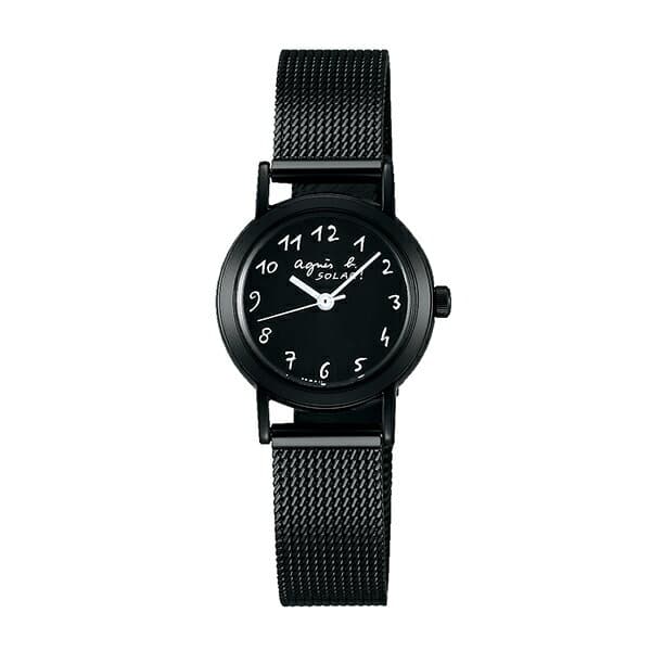 New]Agnes b. Marcello solar agnes b. Clock 23.9mm Black X Black
