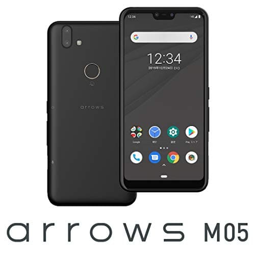 New]FUJITSU arrows M05 (Black) - SIM-free smartphone [5.8 inches