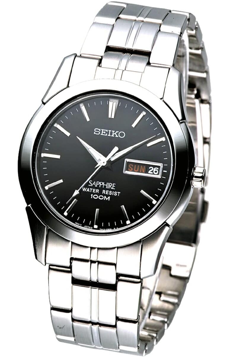 Seiko quartz sapphire best sale