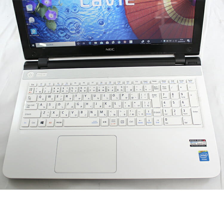 Used]NEC LaVie S LS150/SSW PC-LS150SSW extra white Celeron 4GB 