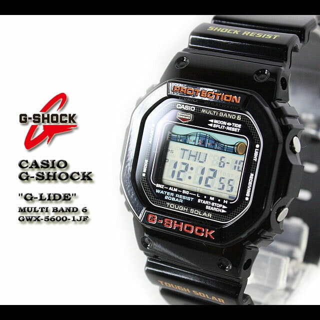 CASIO G-SHOCK G-LIDE TOUGH SOLAR MULTIBAND6 GWX-5600-1JF JDM