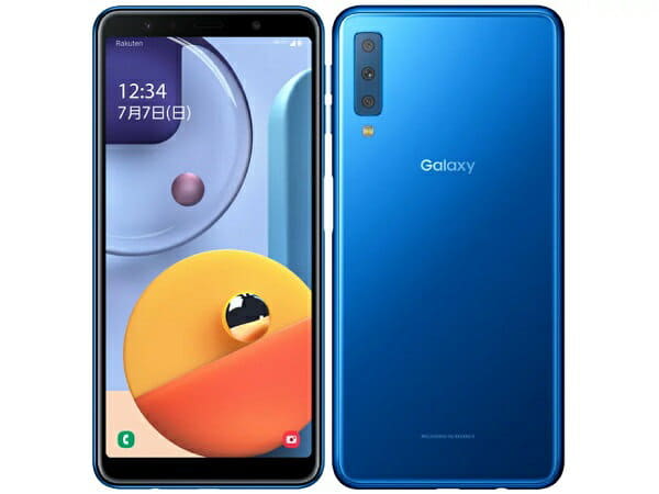 New]Samsung Galaxy A7 SM-A750C SIM-free blue model 4986773190116