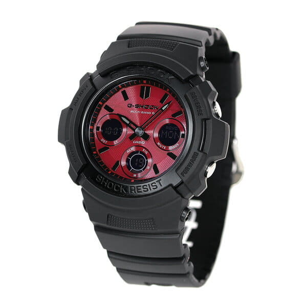 New Is Up To 38 Times At Overall Article 5 Times G Shock Electric Wave Solar Mens G Shock Awg M100 Awg M100sar 1aer Casio Red X Black Be Forward Store