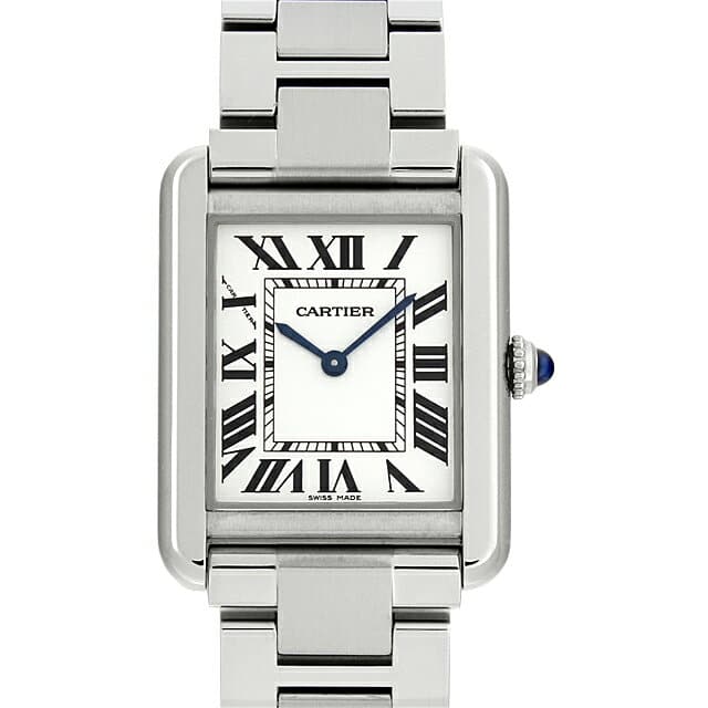 Cartier Tank Solo Small Stainless Steel Ladies Watch W5200013