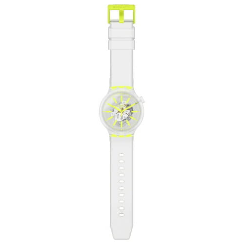 New]SWATCH Originals Watch YELLOW IN JELLY Big Bold Silicon Belt Plastic  Case SO27E103 - BE FORWARD Store