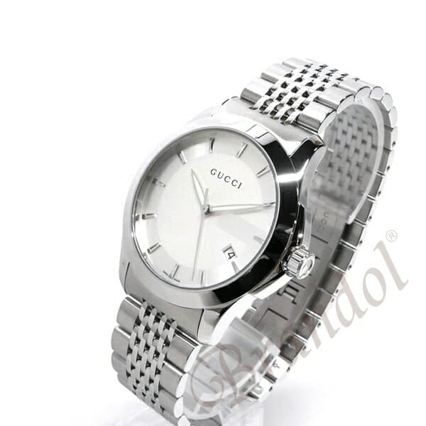 New]GUCCI G-Timeless Men's Watch 38mm Silver YA126401 - BE FORWARD Store