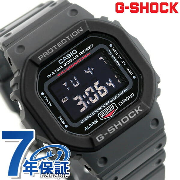 New]up to 32 times G-SHOCK digital mens DW-5610SU-8DR Casio G-Shock Black X  gray clock - BE FORWARD Store