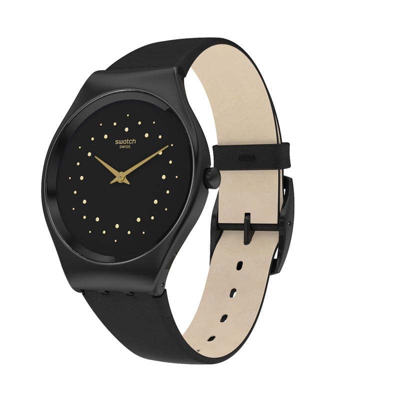 New]SWATCH SKIN SHADOW Originals Watch SKIN Irony Leather Belt Silicon Case  SYXB102 - BE FORWARD Store