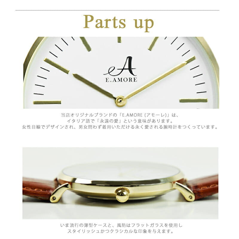 New Eterno Amore Watch Leather Belt Gold 40mm Brand Cross Limited 3 Color Sal Small Packet For Unisex Without Box Fal Be Forward Store