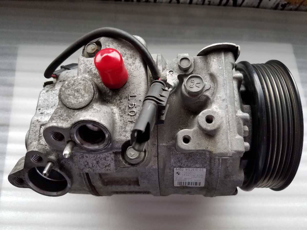 [Used]200629 BMW airconditioner compressor 6452 9,122,61803 7SEU17C