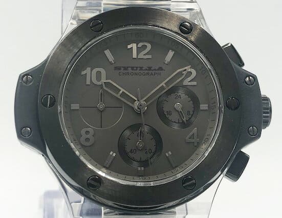 New]SYULLA shuramenzu S3101-ZBK analog quartz Chronograph