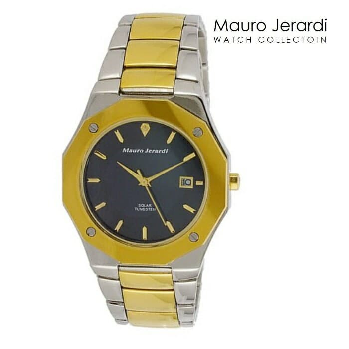 New The Popular That Mauro Jerardi Maurojierarudi Mj 032 1 Solar Mens Clock Combination Color Metal Belt Belonging To Is Cool Be Forward Store