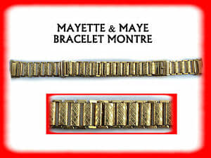 New]bracelet Dole bracelet montre rglable acier inoxydable dor 14mm refa468  - BE FORWARD Store