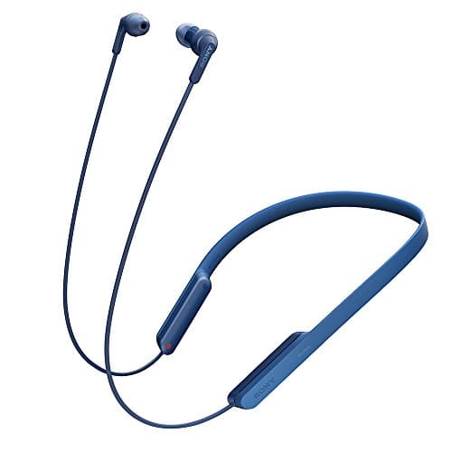 New]SONY Bluetooth Wireless Earphone Blue remote control with microphone  MDR-XB70BT L - BE FORWARD Store