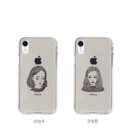 New Xr Case Girl Software Clear Case Ds145i61 Cover Iphonexr Cover 6 1 10s Roa10p Be Forward Store