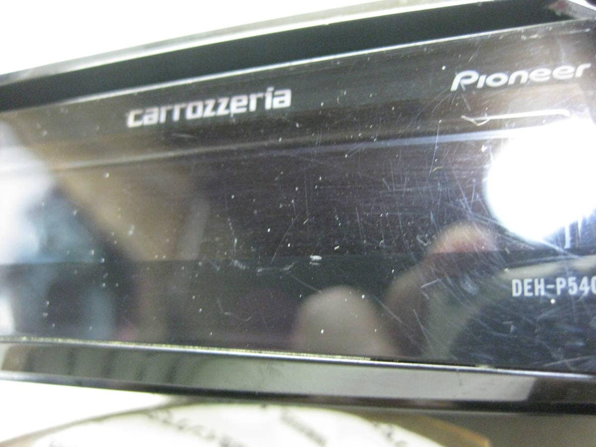 Used]With R-1160 Carrozzeria DEH-P540 MP3 Front USB AUX 1D size CD