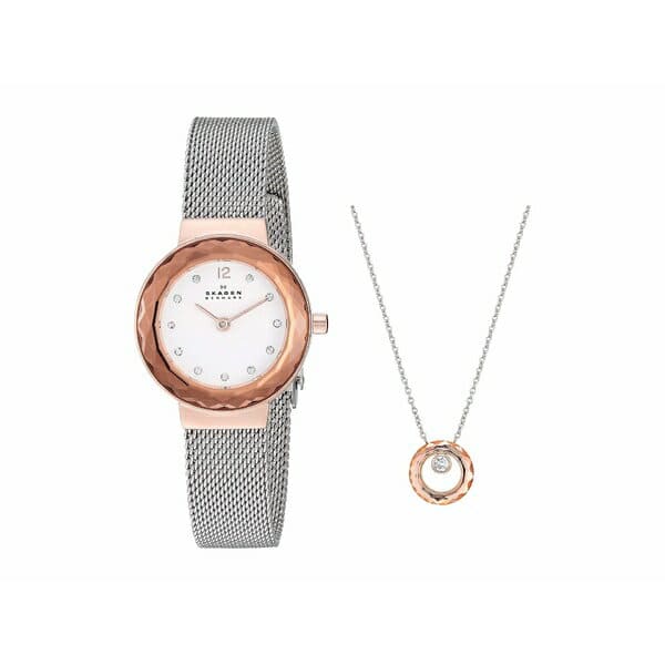 New]Skagen Ladies Leonora Box Set Watch 