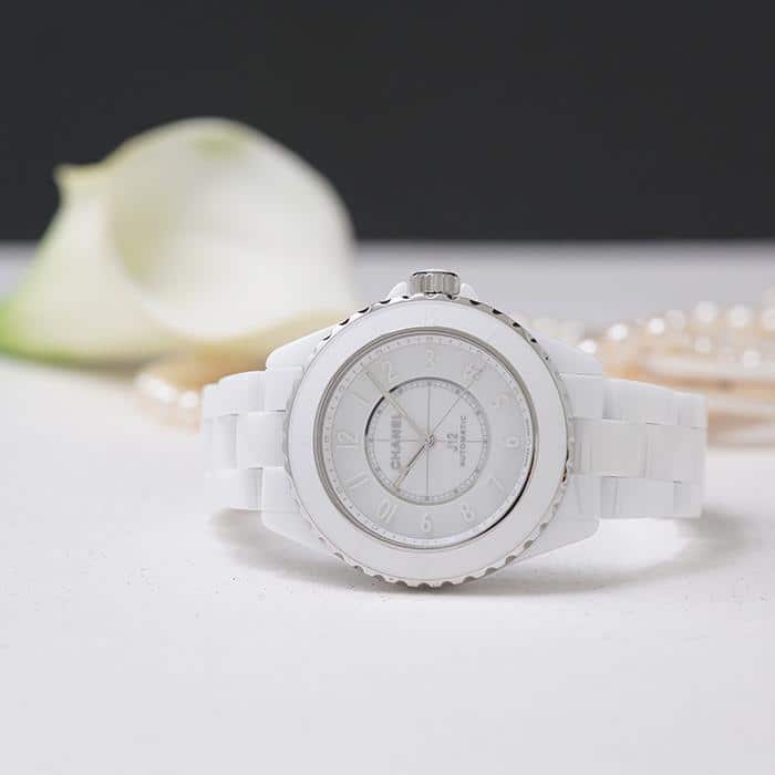 Chanel J12 Titanium Ceramic Grey Dial Automatic Ladies Watch H4185